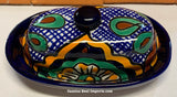 Talavera Pottery Butter Dish Hand Painted TBDMD008