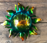 Wall Hanging Metal Sun 9"  MTS9008