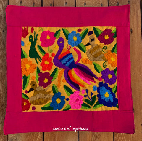 Guatemala Pillow Cover Embroidered On Huipil Pillow Case GCP013