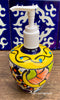 Mexican Talavera Lotion or Soap Dispenser TD042