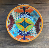 Mexican Talavera Pottery Bowl Plate 7" TPBPZ0014