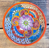 Mexican Talavera Pottery Bowl Plate 5.5" TPB004