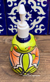 Mexican Talavera Lotion or Soap Dispenser TD028