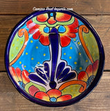 Mexican Talavera Pottery Bowl Plate 7.5" TPB75003