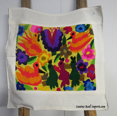 Guatemala Pillow Cover Embroidered On Huipil Pillow Case GPC008