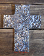 Wall Hanging Pewter Cross Decor MCP003