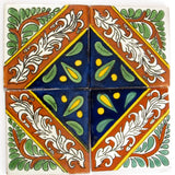 Mexican Tile 4"  T4001