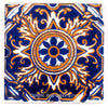 Mexican Tile    Hand Painted     Measures 4" X 4"  1/4" Thickness    Made In Mexico      $1.95 Each    (Size And Color May Vary)    This Items Are Hand Painted Some Variation In Color And In Painting May Exist    If You Have Any Questions Please Call Us @ 719-465-2742