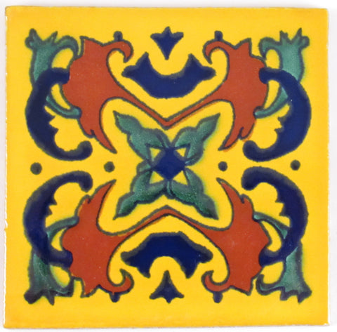 Mexican Tile 4"  T4012