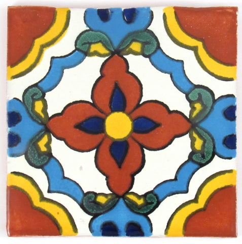 Mexican Tile 4"  T4016