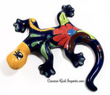 Talavera Wall Decor Gecko Salamander 8" TGS8002