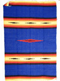 Mexican Blanket XL 4.5' X 6.5' Blue BL007