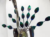 Metal/Rock wind Rocking Peacock Yard Ornament Caminorealimports.com