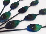 Metal/Rock wind Rocking Peacock Yard Ornament Caminorealimports.com