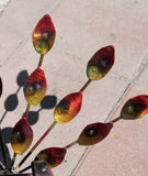 Metal Rock Rocking Peacock Yard Garden Ornament MTPCS005