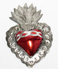 7" Wall Hanging Hand Punched Tin Sacred Heart TSH003