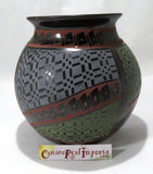 Mata Ortiz Vase Black Clay  MO011