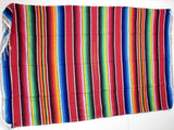 Mexican Sarate Blanket 4' X 6' serape zarape SAR40067