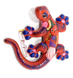 Hand Painted Clay Gecko Lizard GGLM004