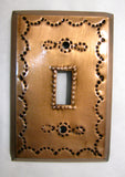 Mexican Tin Single Toggle Switch Plate Covers