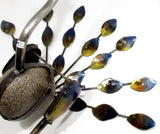 Metal Rock Rocking Peacock Yard Garden Ornament MTPCS006