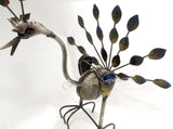 Metal Rock Rocking Peacock Yard Garden Ornament MTPCS006