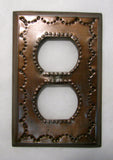 Mexican Tin Duplex Outlet Plate Covers