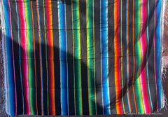 Mexican Sarate Blanket 4' X 6' serape zarape SAR40073