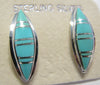 Turquoise Earrings Sterling Silver TSC017