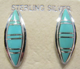 Turquoise Earrings Sterling Silver TSC017