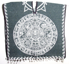 Mexican Poncho Aztec Calendar Gaban GA027