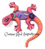 Painted Clay Gecko Lizard CaminoRealImports.com