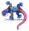 Painted Clay Gecko Lizard CaminoRealImports.com