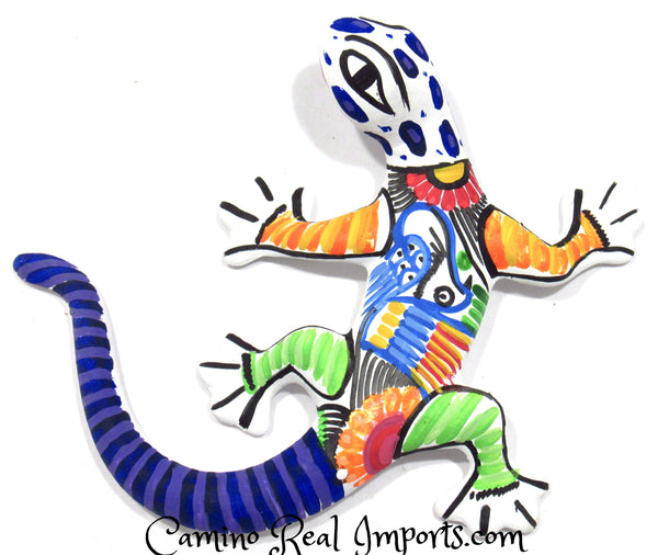 Painted Clay Gecko Lizard GGLM019 – Camino Real Imports