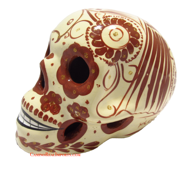 Day Of The Dead Hand Painted Skull MCS007