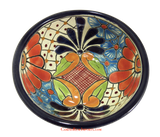 Mexican Talavera Pottery Bowl Plate 5.5" TPB007