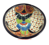 Mexican Talavera Pottery Bowl Plate 5.5" TPB009