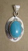 Sterling Silver Turquoise Pendant TSC010