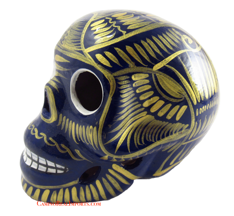 Day Of The Dead Hand Painted Skull LCS009