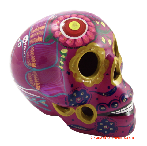 Day Of The Dead Hand Painted Skull LCS017