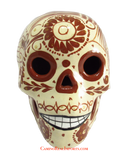 DAY OF THE DEAD HAND PAINTED SKULL MCS002