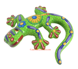 Hand Painted Clay Gecko Lizard GGLL020