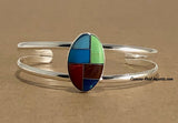 Multi Stone Inlay Bracelet JMSBR022