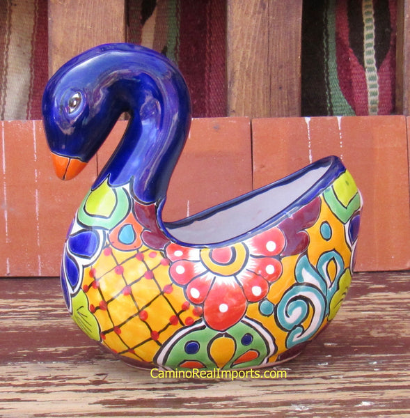 Mexican Talavera Pottery Swan TPS004
