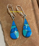 Turquoise Inlay Earrings JMSER008