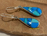 Turquoise Inlay Earrings JMSER008