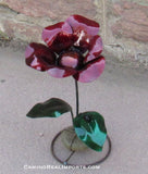 Yard Art Metal Flowers Sculpture 16"  MFLWRMS001