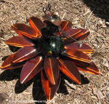 Yard Art Metal Flower on Spring with Music Ant 15"  MFSMA002