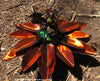 Yard Art Metal Flower on Spring with Music Ant 15"  MFSMA003