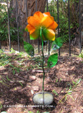 Yard Art Metal Flower Sculpture MFLW006
